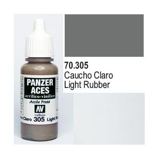 Vallejo Panzer Aces 305: Light Rubber 17 ml.