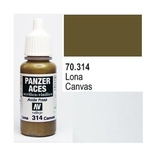 Vallejo Panzer Aces 314: Canvas 17 ml.
