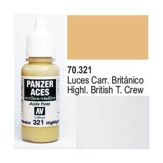 Vallejo Panzer Aces 321: Bristish Tanker Highlights 17 ml.