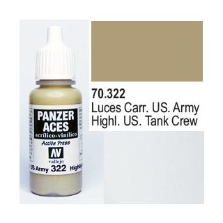 Vallejo Panzer Aces 322: US. Army Tanker Highlights 17 ml.