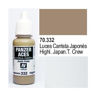 Vallejo Panzer Aces 332: Japan. Tanker Highlights 17 ml.