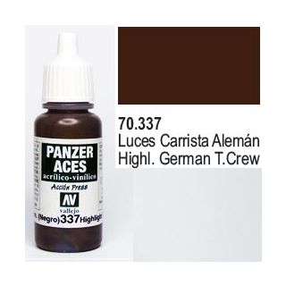 Vallejo Panzer Aces 337: Ger. Tanker Highlights 17 ml.