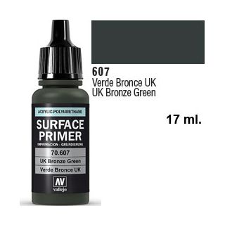 Vallejo Acrylic Polyurethane Primer - U.K. Bronze Green 17 ml.