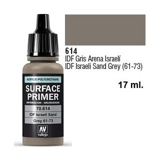 Vallejo Acrylic Polyurethane Primer - IDF Israelí Sand Grey 61-73 17 ml.
