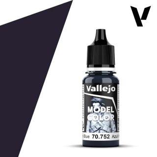 Vallejo 063: Model Color 752: Infantry Blue 18 ml.