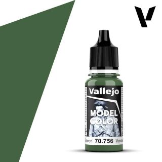 Vallejo 077: Model Color 756: Splinter Green 18 ml.