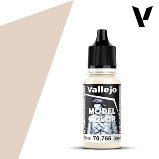 Vallejo 021: Model Color 766: Cream White 18 ml.