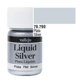 Vallejo Modelcolor 790: Silver (Alcohol Based) 35 ml.