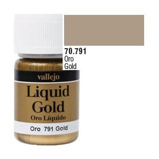 Vallejo Modelcolor 791: Gold (Alcohol Based) 35 ml.