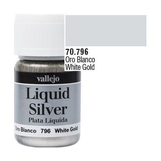 Vallejo Modelcolor 796: White Gold (Alcohol Based 35 ml.