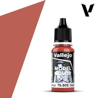 Vallejo 008: Model Color 805: German Orange 18 ml.