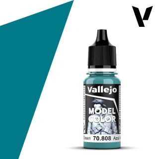 Vallejo 069: Model Color 808: Blue Green 18 ml.