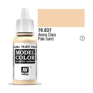 Vallejo 007: Modelcolor 837: Pale Sand 17 ml.