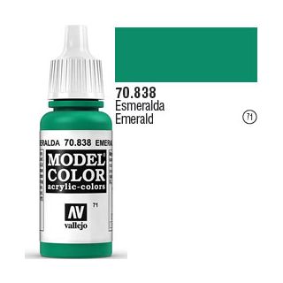 Vallejo 071: Modelcolor 838: Emerald 17 ml.