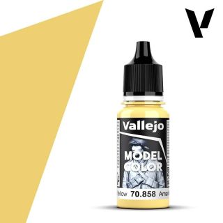 Vallejo 023: Model Color 858: Ice Yellow 18 ml.