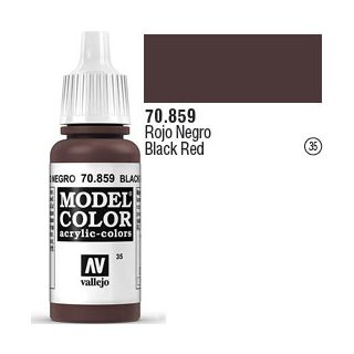 Vallejo 035: Modelcolor 859: Black Red 17 ml.