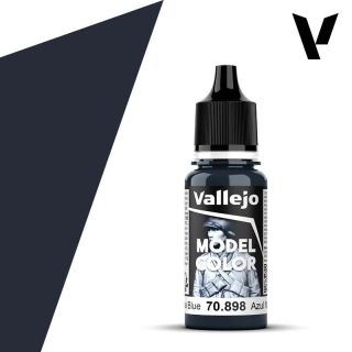 Vallejo 072: Model Color 898: Dark Sea Blue 18 ml.
