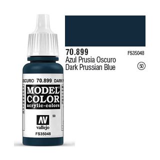 Vallejo 050: Modelcolor 899: Dark Prussian Blue 17 ml.