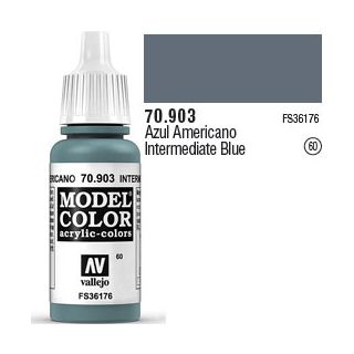 Vallejo 060: Modelcolor 903: Intermediate Blue 17 ml.