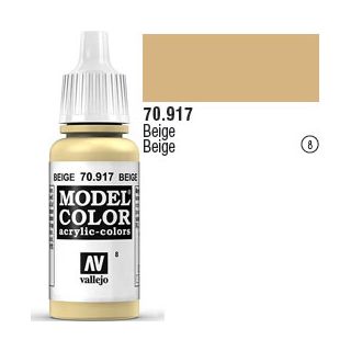 Vallejo 008: Modelcolor 917: Beige 17 ml.
