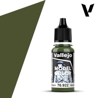 Vallejo 093: Model Color 922: Uniform Green 18 ml.