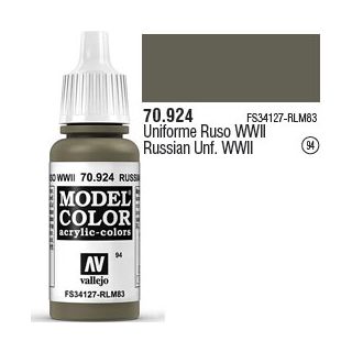 Vallejo 094: Modelcolor 924: Russian Uniform WWII 17 ml.