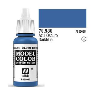 Vallejo 053: Modelcolor 930: Dark Blue 17 ml.