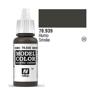 Vallejo 181: Modelcolor 939: Smoke 17 ml.