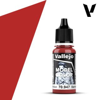Vallejo 038: Model Color 947: Dark Vermilion 18 ml.