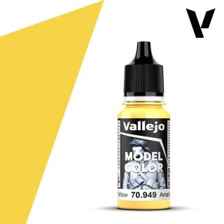 Vallejo 024: Model Color 949: Light Yellow 18 ml.
