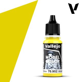 Vallejo 025: Model Color 952: Lemon Yellow 18 ml.