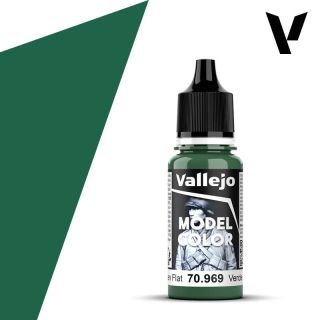 Vallejo 078: Model Color 969: Park Green Flat 18 ml.