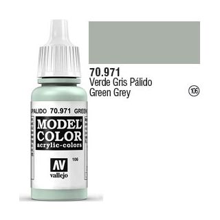 Vallejo 106: Modelcolor 971: Green Grey 17 ml.