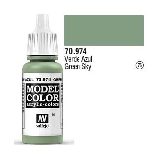 Vallejo 076: Modelcolor 974: Green Sky 17 ml.