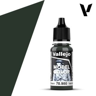Vallejo 080: Model Color 980: Black Green 18 ml.