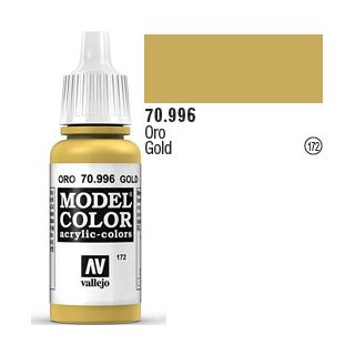 Vallejo 172: Modelcolor 996: Gold 17 ml.