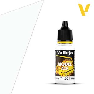 Vallejo Model Air 001: White 18 ml.