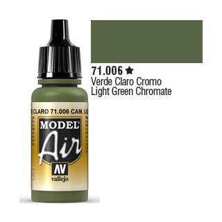 Vallejo Model Air 006: Light Green Chromate 17 ml.
