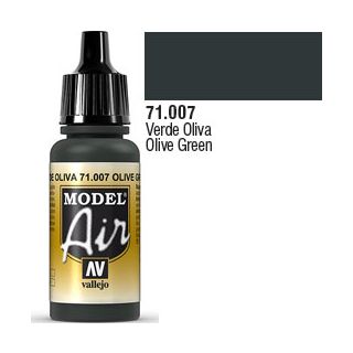 Vallejo Model Air 007: Olive Green 17 ml.