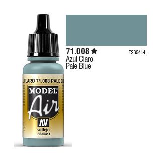 Vallejo Model Air 008: Pale Blue 17 ml.