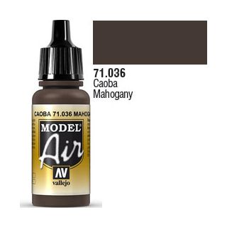 Vallejo Model Air 036: Mahogany 17 ml.
