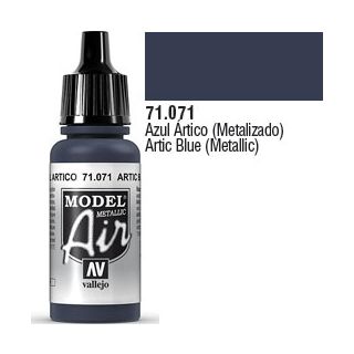 Vallejo Model Air 071: Artic Blue (Metallic) 17 ml.
