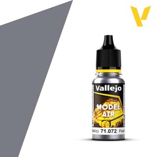 Vallejo Model Air 072: Gun Metal (Metallic) 18 ml.
