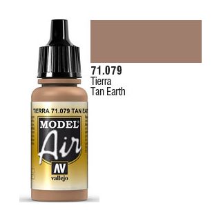 Vallejo Model Air 079: Tan Earth 17 ml.