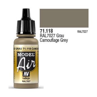 Vallejo Model Air 118: Camouflage Grey 17 ml.