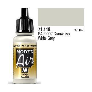 Vallejo Model Air 119: White Grey 17 ml.
