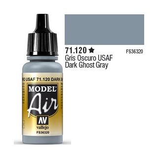 Vallejo Model Air 120: Dark Ghost Gray 17 ml.