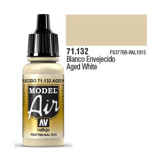 Vallejo Model Air 132: Aged White 17 ml.