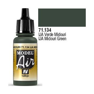 Vallejo Model Air 134: IJA Midouri Green 17 ml.