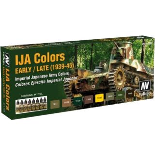 Vallejo Model Air Set 160: IJA Colors Early/Late (1939/1945) (8 colors)